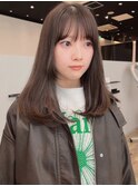 ナチュラルレイヤーカット*前髪カット*顔周り*髪質改善*ロング