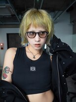 ギークス(GEEKS)&nbsp;【GEEKS渋谷】レイヤーボブ/デザインカラー/ハイトーン/前髪あり