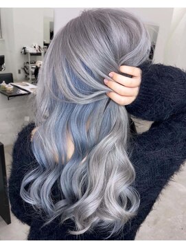 リノート バイ エゴル 太田川(Linoet by ENGOL) インナーカラー/ブルーカラー/シルバーカラー/ハイトーンカラー