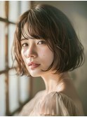 ショートボブ×東川口×ハイライト×リッチカラー