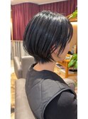 神戸・黒髪ボブ・神戸ボブ・神戸ショート・神戸白髪ぼかし