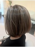 白髪ぼかしハイライト