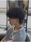 MEN’S HAIR/波巻きマッシュウルフ