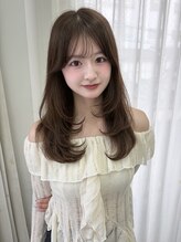 フォルテ ガーデン ヒルズ 静岡店(FORTE GARDEN HILLS)&nbsp;結べるレイヤーカット/ミルクグレージュ/韓国巻き/顔周りカット