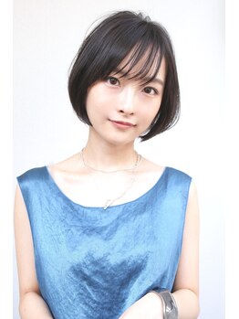 ヘアーメイク トレコローリ(hair make trecolori)の写真/大人女性の顔まわりを似合わせカットで華やかに！マイナス5歳を目指す若見え術◎