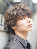 フィフス 大分(fifth)&nbsp;大分シャドウパーマメンズカットラウンドマッシュツーブロック