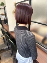 プチメゾントウキョウ(Petit Maison Tokyo) レッドカラー_ショートボブ