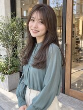 ヘアーメイク リライ(hair make rely)&nbsp;顔まわりふわり、やわらかロングレイヤー