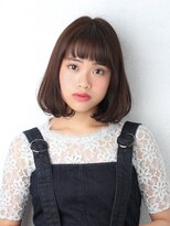 パティオンツー(PATIONN2)&nbsp;☆ワイドバングワンレンセミボブモーブカラー☆