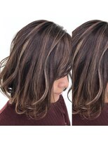 アッシュ 西船橋店(Ash)&nbsp;ダークブラウン×ハイライト