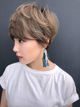 クロックレス (CLOCKLESS) ショート　×　ハイトーン　＃CLOCKLESS伊勢崎
