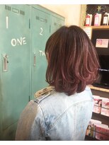 アウルヘアー(owl hair)&nbsp;フェミニンなミディアムスタイル