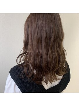 ファースト 泉中央店(first) ブリーチなしピンクベージュ