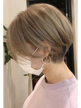 ネックス 表参道本店(nex) nex表参道 ブロンド　ベージュ　グレージュ　ショート