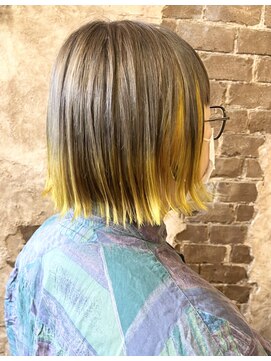 マギーヘア(magiy hair) イエローカラー！［magiyhair西部笑］