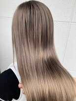アース コアフュールボーテ 上越店(EARTH coiffure beaute) ホワイトグレージュダブルカラーエクステ