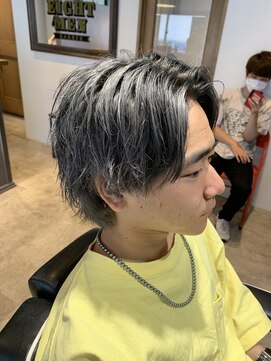 エイトメン 吉祥寺店(EIGHT MEN) スモーキーグレーアッシュ ショートウルフ