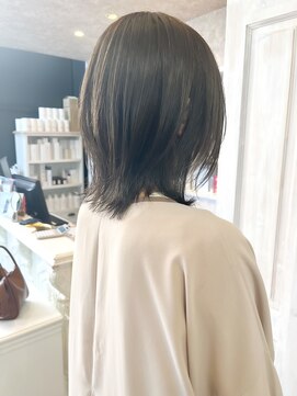 キャアリー(Caary) 福山市美容室Caary人気赤味撃退マットグレージュ