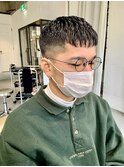 メンズクロップフェード