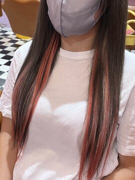 どぅ～す 梅田店 【スーパーレミー】シールエクステ編み込みエクステ 艶カラー