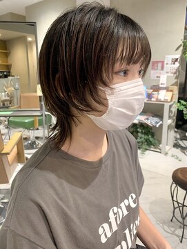 ヘアー アイス ルーチェ(HAIR ICI LUCE) ショートウルフ ウルフカット ミニウルフ レイヤー /城倉