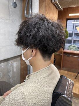 ロンド ローガン 名駅(Lond LOGAN) ツイストスパイラルパーマ　　ツイスパ　メンズ　名古屋　眉毛