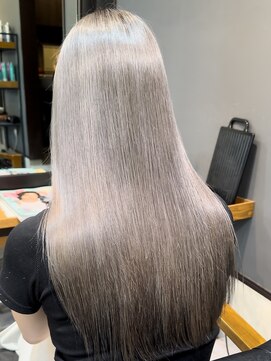 シェルハ(SHELHA) シルバーグレー グレージュ ブリーチカラー ハイトーン