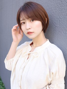 ブゾン(buZon) 【buZonブゾン】丸みショートボブ×ショコラブラウン