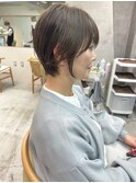 黒髪/グレーベージュ/レイヤーロング/前髪パーマ/浦和