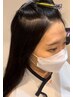 韓国顔周りカット＋うぶ毛パーマ