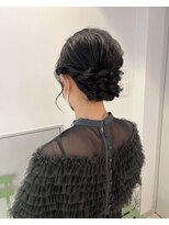 お呼ばれヘアセット♪yu