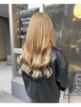 ルフレ 新宿本店1st(Reflet) エクステ＋裾カラー