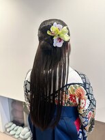 卒業式ヘアセット×袴着付け♪yu