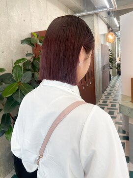 ノエ(noe) 切りっぱなしボブ×暖色カラーYI60