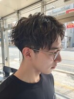 キングオブヘア バイ ノイズ 梅田茶屋町店(KING of hair by NOISM)&nbsp;ツイストパーマスパイキーショートメンズ髪型ニュアンスパーマ