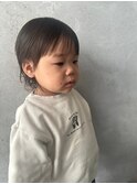 前髪短めキッズカット