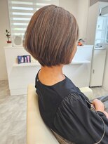 ガーネットプラス(Garnet+)&nbsp;前下がりショートボブ◎ハイライトカラー