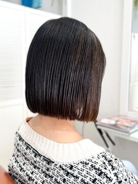 リコ 池袋東口店(Liko) 【Liko池袋東口店】髪質改善トリートメント　丸みボブ　30代40代