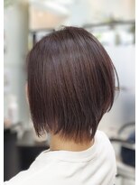 ヘアースタジオ ジェイワン(hair studio J ONE)&nbsp;30代40代50代大人ナチュラルレイヤーシュートボブ　ブリーチ無し