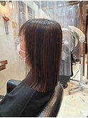 グラデーションカラーストレート