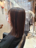 オレンジポップ 検見川浜南口店(ORANGE POP) グラデーションカラーストレート