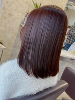 ヘアーエポック(hair epoque) 20代30代40代オレンジブラウン髪質改善カラー