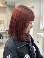 キャンバスアニュー 川崎(canvas anew.) ミディアム ボルドーカラー レッドカラー 春カラー 暖色カラー