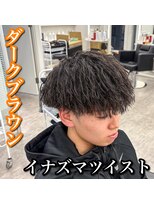 ルースト 心斎橋店(ROOST) マッシュ/イナズマツイスト/ブラウン