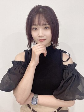 キャパ テリハ(CAPA TERIHA) 切りっぱなしボブ　ボブ　ショート　ピンクブラウン