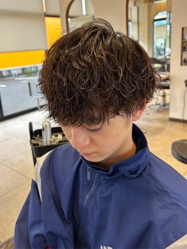 トレース 西尾店(TRACE) メンズカット 波巻きパーマ メンズショート メンズパーマ