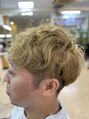 ビーワンヘアー(B1hair) ワンブリーチのベージュ系ダブルカラー