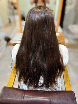 ブレンドバイハピネス(Blend by happiness) ココアブラウン/髪質改善/水素/ノンダメージ   Before