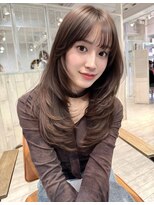 レイラバイアフロート 吉祥寺(Lila by afloat)&nbsp;ワンカールレイヤー/レイヤーカット/ロングレイヤー/マロン