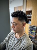 レオヘアワークス(LEO HAIR WORKS)&nbsp;フェードカット　新潟メンズカット　ショート　ベリーショート